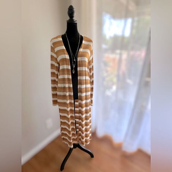 Ragdoll Open Front Knit Duster Cardigan Size M - Picture 5 of 16